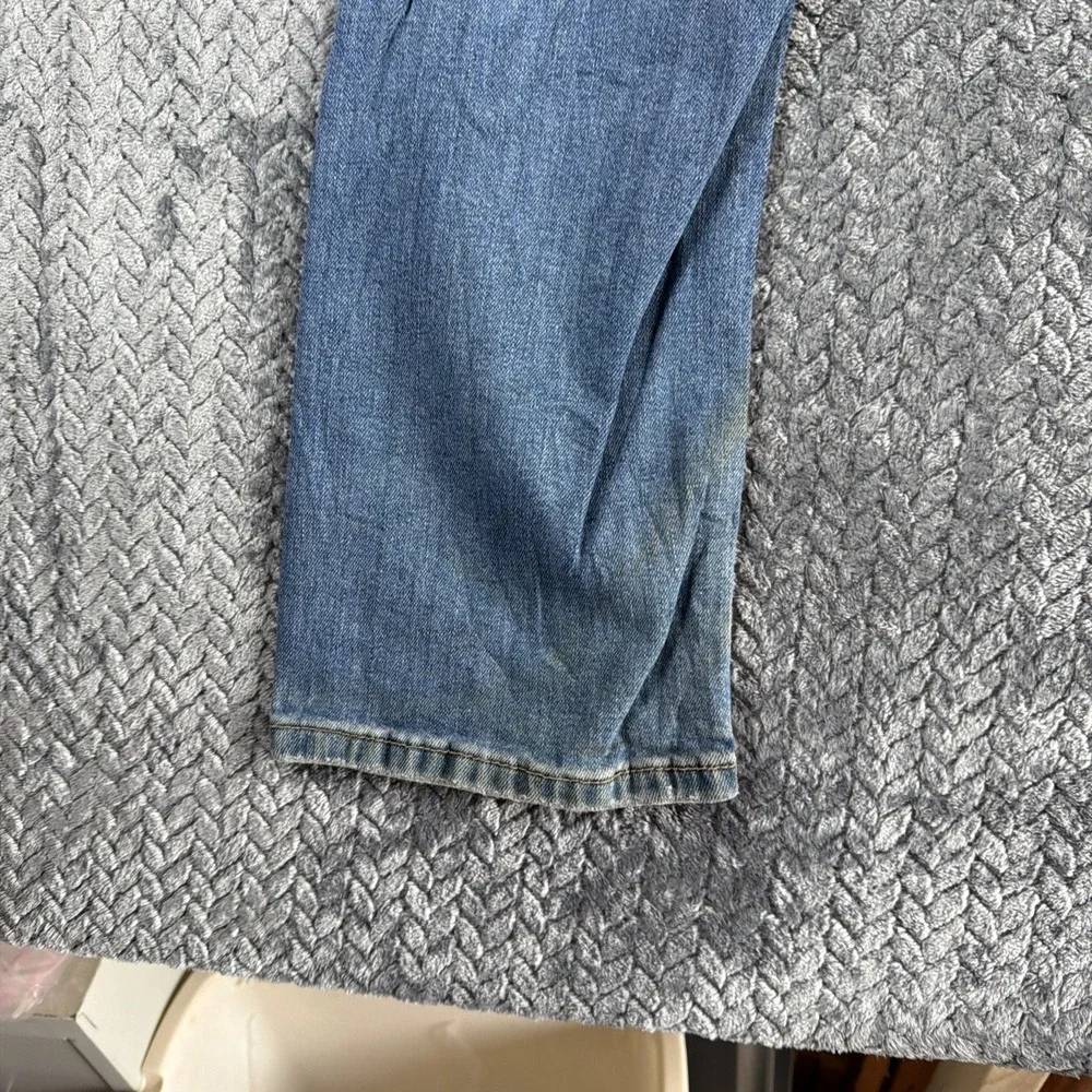 Levi's 513 Jeans Mens 34x32 Slim Straight Med Wash Denim Casual Stretch‎ Blue